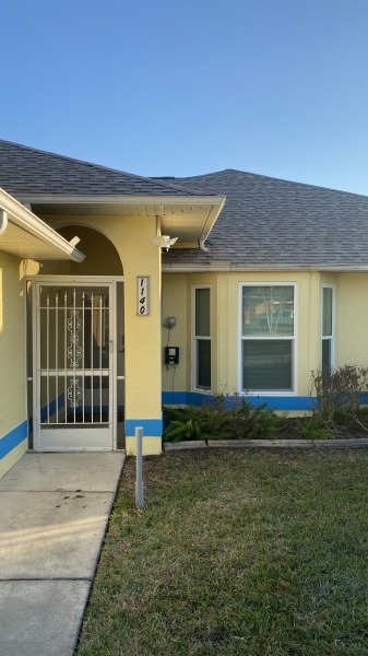 Villa getting fresh paint